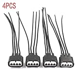 GooDeal 4pcs Connector Plug Harness Ignition Coil 90980-11885 for Toyota Lexus 4-way Female