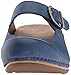 Dansko Women's Martina Mule, Blue Burnished Nappa, 40 M EU (9.5-10 US)