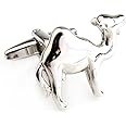 MRCUFF Camel One 1 Hump Pair Cufflinks in a Presentation Gift Box & Polishing Cloth