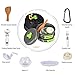 TTLIFE 13 PCS Camping Cookware Mess Kit Backpacking Gear & Hiking Outdoors Campfire Cookware Cooking Utensils Ultralight -Cooking Set Compact& Durable Pot Pan Bowls - Free Folding Spork, Nylon Bag