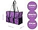 Pursetti Utility Tote with Pockets & Compartments-Perfect Nurse Tote Bag, Teacher Bag, Work Bags for Women & Craft Tote