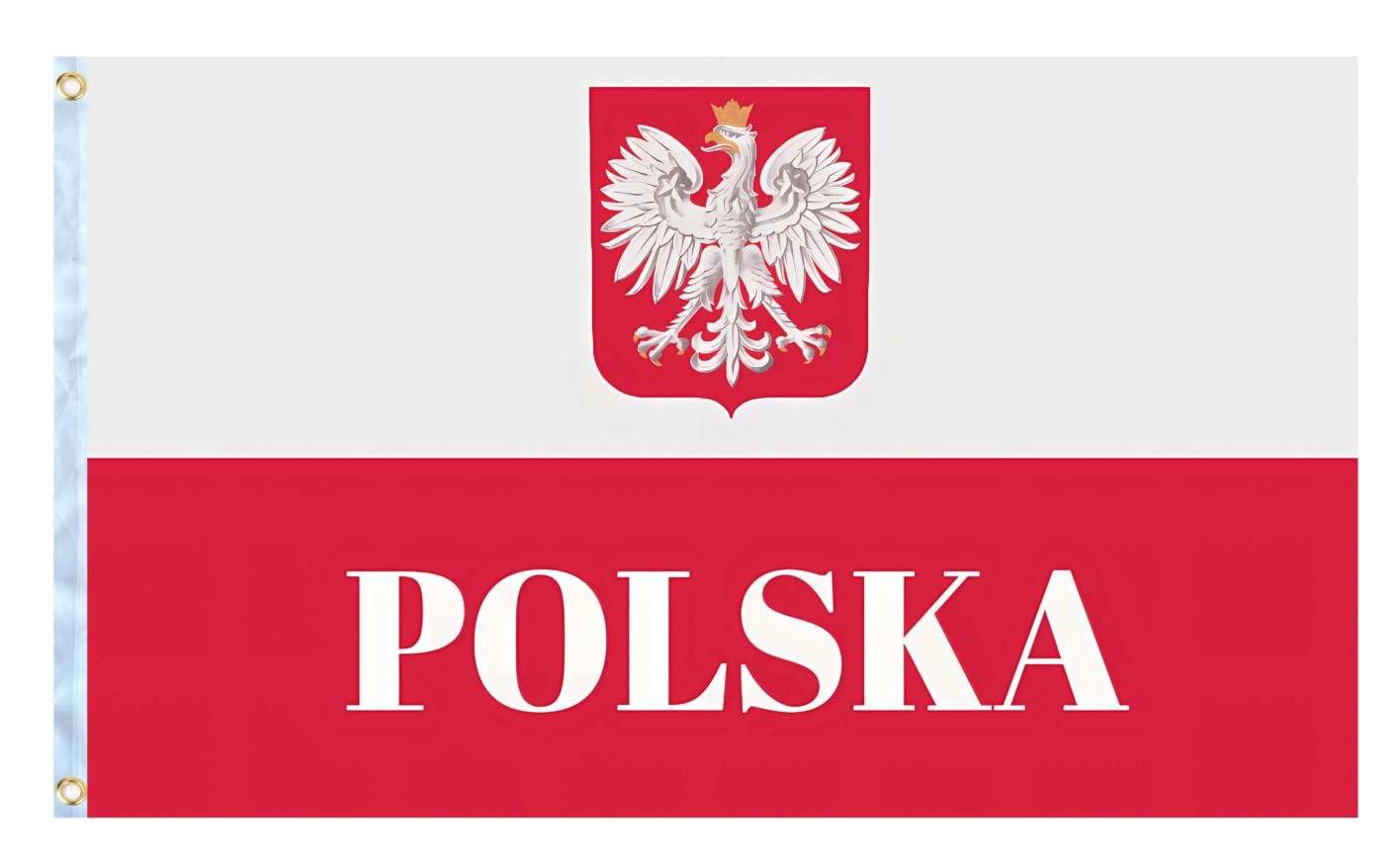 Pandiui23 Poland Flag, Red and White, 150cm x 90cm, Patriotic, National Holidays, Cultural Events, Decorative