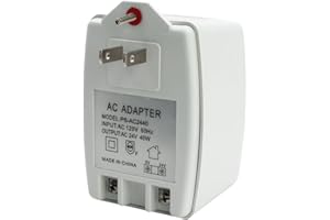 CENTROPOWER 24V 40VA Plug-in Transformer,Doorbell AC Power Supply Adapter with PTC Fuse - Ring Doorbell and Thermostat, Compatible with Nest, Sensi