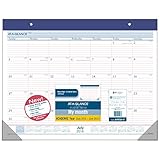 AT-A-GLANCE Academic Year Monthly Desk Pad Calendar, July 2016 - June 2017, 21-3/4