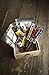 Exotic Meat Crate (Exotic Jerky Gift) Jerky & Meat Sticks Sampler - Comes in a Wooden Crate - Great Gift for Men - Exotic Meat Jerky Gift - Birthday