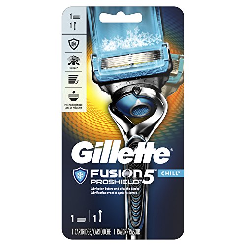 Gillette Fusion5 ProShield Chill Men's Razor, Handle & 1 Blade Refill (Packaging May Vary)