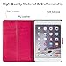 iPad Mini Case-LittleMax Smart Embossed PU Leather Case Pure Color [Magnetic Closure] Stand Case with [Cards Holder] for Apple iPad Mini 3 2 1 [Free Cleaning Cloth,Stylus Pen]-#1-Red Butterfly
