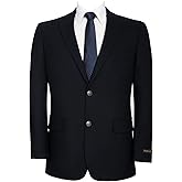 Teemlanny Men's Wool Blazer Sport Coat Classic Fit 2 Button Suit Jacket for Business Office Wedding Formal Event