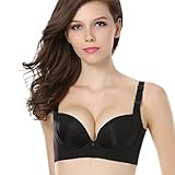 THECANE Women's Comfort Devotion Super Sexy Maximizer Push-Up Bra Color Black Size 32A