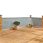 Deck & Fence Privacy Durable Waterproof Netting Screen with Grommets and Reinforced Seams, Green Stripe