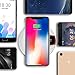 Wireless Charger,Auto Safety Qi Wireless Charging Pad for for iPhone 5 5S 5C 6 6S 6 Plus 6S Plus iPhone X Samsung Galaxy S7/S7 Edge,S6/S6 Edge HTC NOKIA,Universal For All Qi-Enabled Devices … (black)