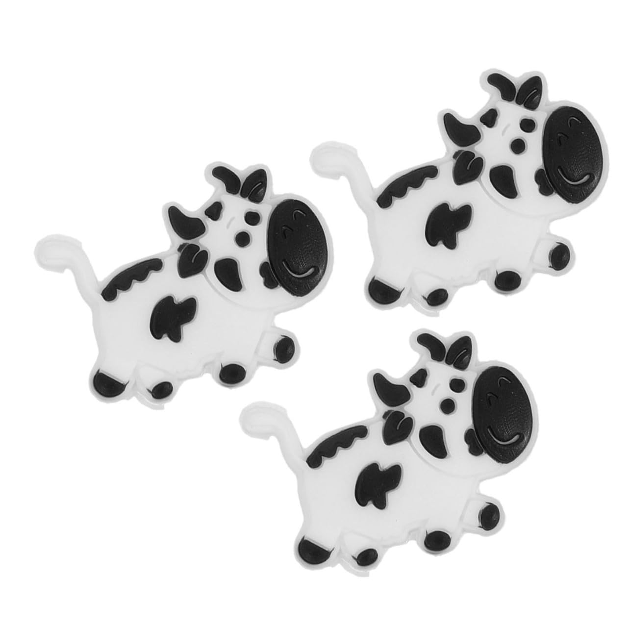 FOYTOKI 3Pcs Cow Tennis Racket Shock Absorber Mini Vibration Dampeners for Enhanced Performance