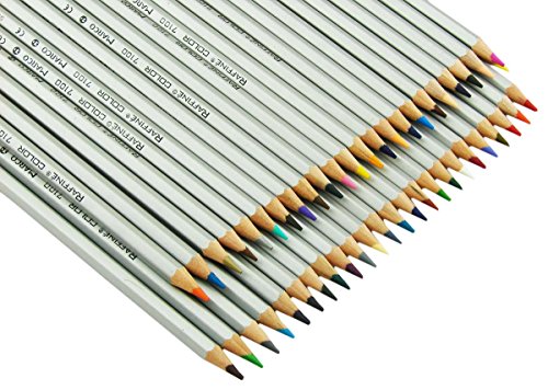 Marco 48 Colored Pencils/Drawing Pencils for Sketch/Secret Garden Coloring Book with 48 Pen Pouch