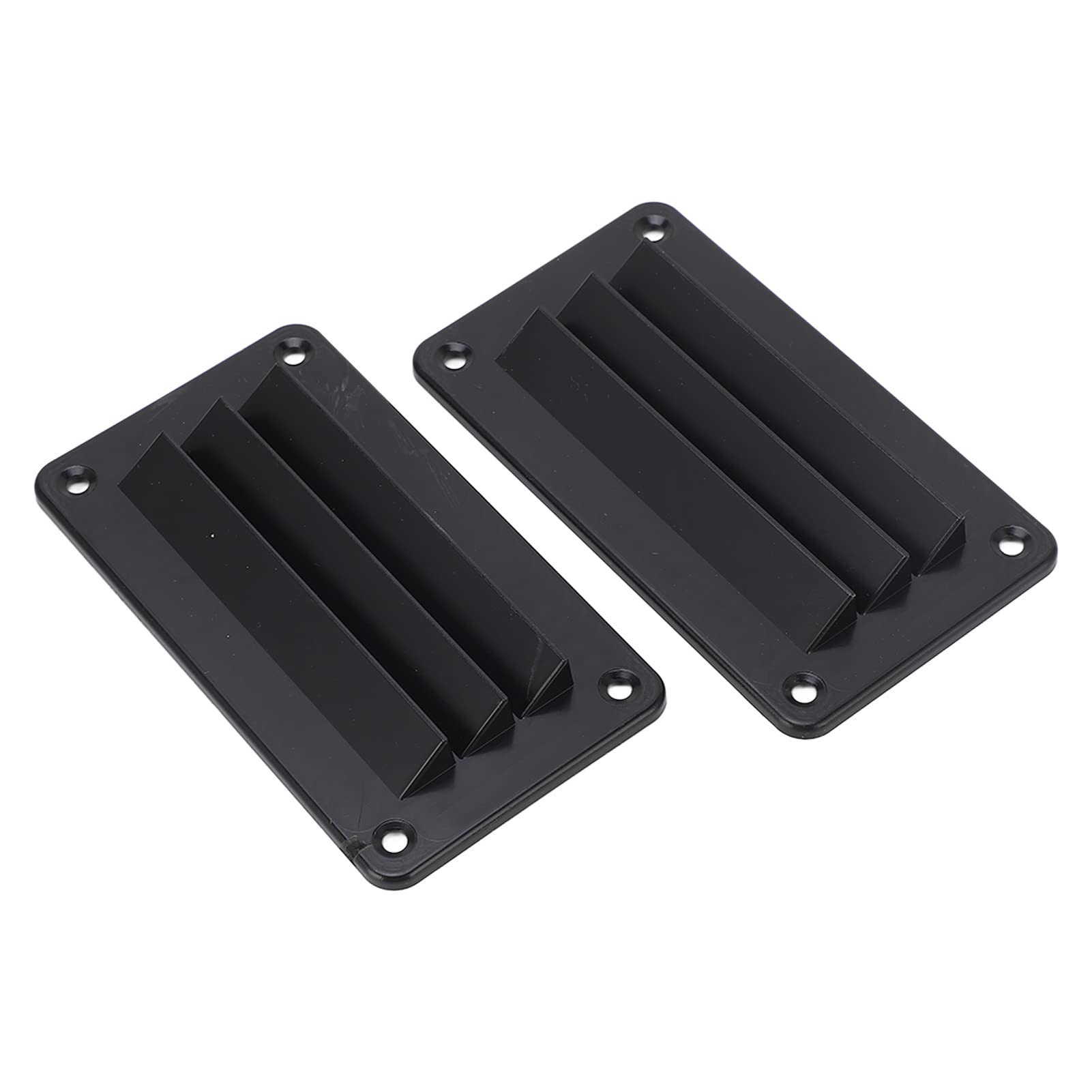 Photo 1 of 1 Pair RV Ventilation Grille, RV Air Vent Louver Professional Bathroom Office Ventilation Outlet Grille Louver for Boat Yacht Home (Black)
