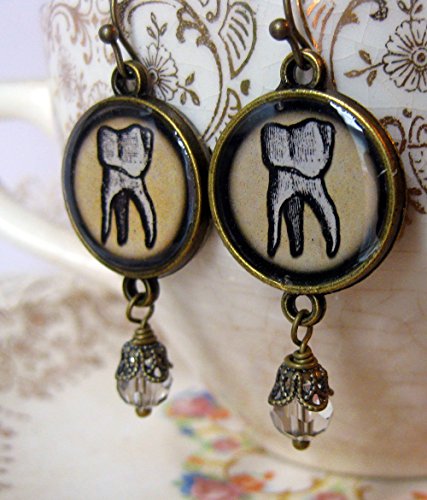 Human Tooth Earrings - Thumbnail 2