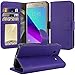Galaxy Grand Prime Plus Case, Galaxy J2 Prime Case, TAURI [Kickstand] Wallet Leather with Card Pockets Protective Flip Cover For Samsung Galaxy J2 Prime / Grand Prime Plus - Purple