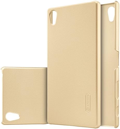 Sony Xperia Z5 Premium Case, Dretal@ High Quality Ultra-thin Frosted Hard Case Slim Cover with Hd Screen Protector for Sony Xperia Z5 Premium Smartphone (Hard-Golden)