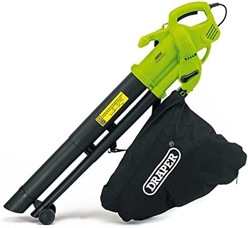 Draper 3000W 3 in 1 Garden Vacuum, Leaf Blower and Shredder Mulcher with Large 35 Litre Collection Bag and Extra Long 12m Cable - Image 3