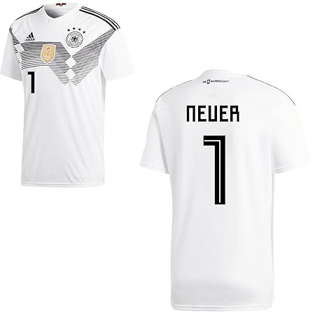adidas DFB Deutschland Fußball Trikot Home Heimtrikot WM 2018 Herren Kinder mit Spieler Name