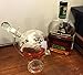 Wine Savant Whisky & Wine Sail Ship Etched Globe Spirits Decanter