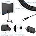 TV Antenna 2020 Newest HD Digital TV Antenna,Indoor Digital TV Antenna with 120 Miles Long Range -Support 4K 1080p /TV Antenna Amplifier