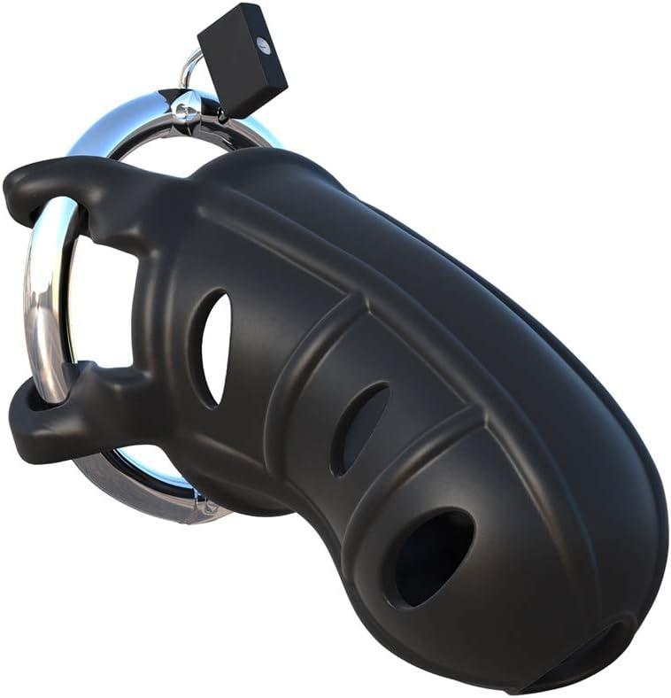 Pipedream Fantasy C-Ringz Hardcore Silicone Cock Blocker Black 4.3-5 cm