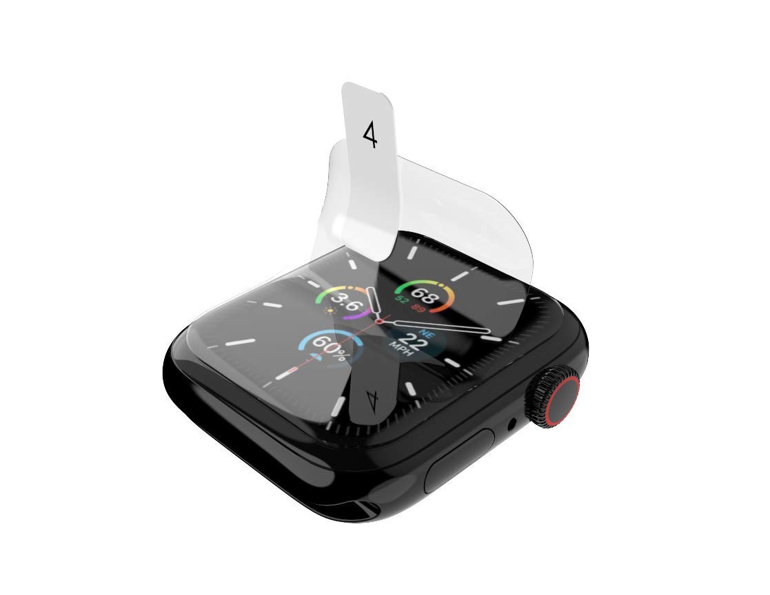 tech21 Impact Shield Screen Protector with Anti-Scratch for Apple Watch Series 4 and 5-40mm, Clear (T21-8171)