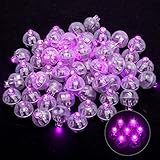 Xthuge 100pcs Mini Round LED Ball Lamp Balloon