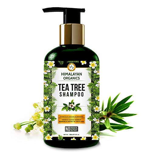 Himalayan Organics Tea Tree Shampoo – Anti Dandruff – No Parabens & No Sulphate – 300ml…