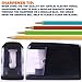 Electric Pencil Sharpener (2017 Model) Automatic Battery Operated - for Home or the Classroom - Heavy Duty Industrial Strength - Works on Colored Pencils