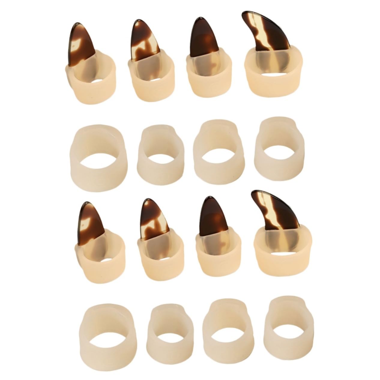 Mikinona 2pcs Guzheng Nail Set Guzheng Picks String Instument Nail Cover Guzheng Nail Protectors Electric Guitar for Kids Guitar for Kids Lute Instrument Guzheng Accessories