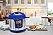 Elite Platinum 8 Quart 14-in-1 Multi-Use Programmable Pressure Cooker, Slow Cooker, Rice Cooker, Sauté, and Warmer - Blue
