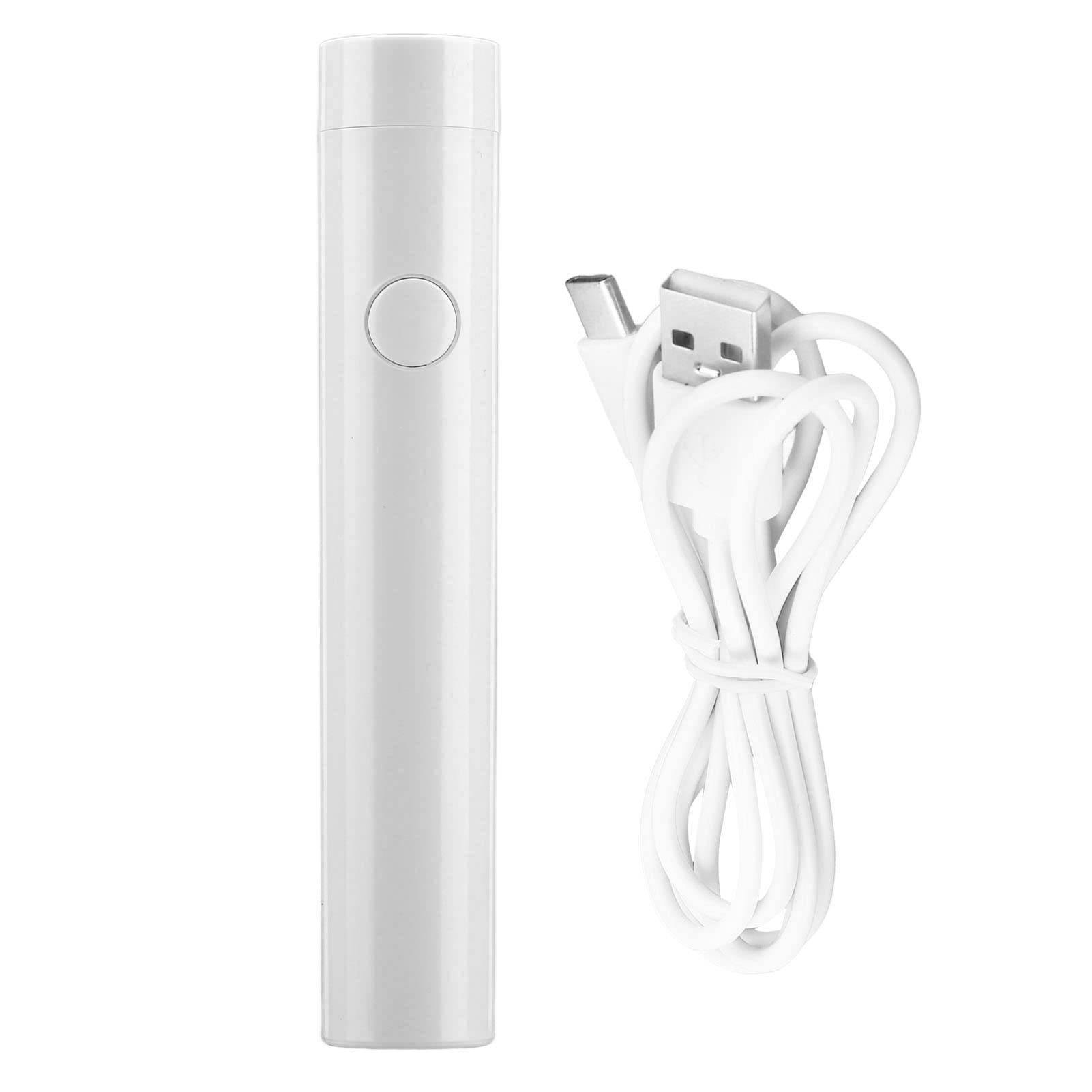 Nail Dryer Pen Light, Type C LED Nail Lamp Pen Portable UV Single Finger Small for Home