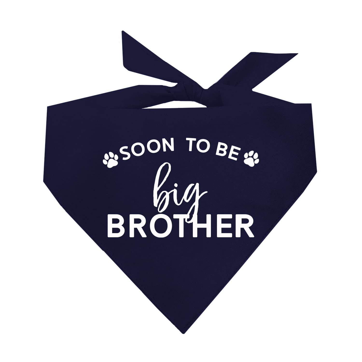 Soon to Be Big Brother Printed Dog Bandana (Assorted Colors)