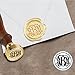 Custom Monogram Wax Seal Stamp with Intertwined Initials for Personalized Letters and Wedding Invitations-Multiple Design Options-USA Handcrafted