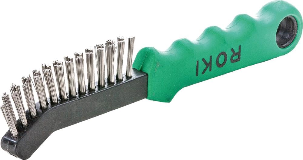 Brake calliper brush, stainless steel wire