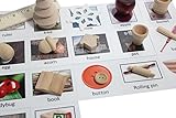 Wooden Montessori Object Match with Cards- Miniature Objects with Matching Cards - 2 Part Cards. Montessori learning toy, language materials