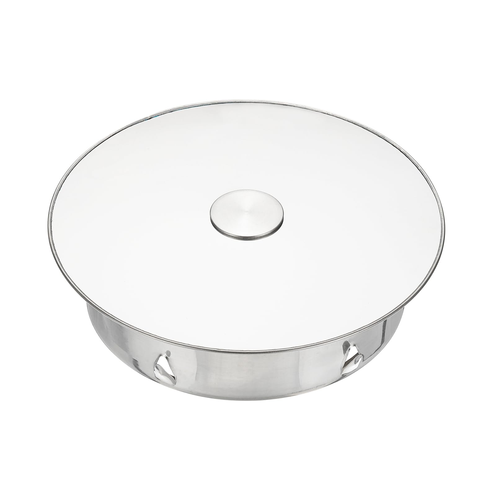 PATIKIL Chimney Hole Cap,160mm(6.3") Tightness Adjustable Round Stainless Steel Flue Hole Cover Stove Pipe Cap Pipe Cover with Removable Hole Cap for Kitchen Balcony Sewer,Silver Tone
