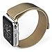 Smart Watch Band, YMCCOOL Fully Magnetic Closure Clasp Mesh Loop Stainless Steel iWatch Band Replacement Bracelet Strap for Watch Sport&Edition 42MM Gold