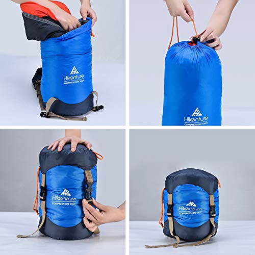 Sleeping Bag Storage 15L Compression Stuff Sack - Waterproof Storage Bag For Sleeping Bags & Camping Gear Camping Gear Bag