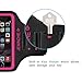 iPhone 6 7 8 SE 2020/2022 Armband, JEMACHE Fingerprint Touch Supported Gym Running Workout Arm Band for iPhone 6/6S/7/8/SE 2nd & 3rd gen with Key Holder (Rosy)