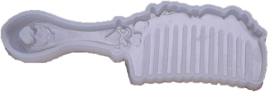 litymitzromq Mirror Crystal Epoxy Mould,Handmade DIY Silicone Comb Mirror Shaped Mold Tool for Resin Epoxy Craft Making 1#