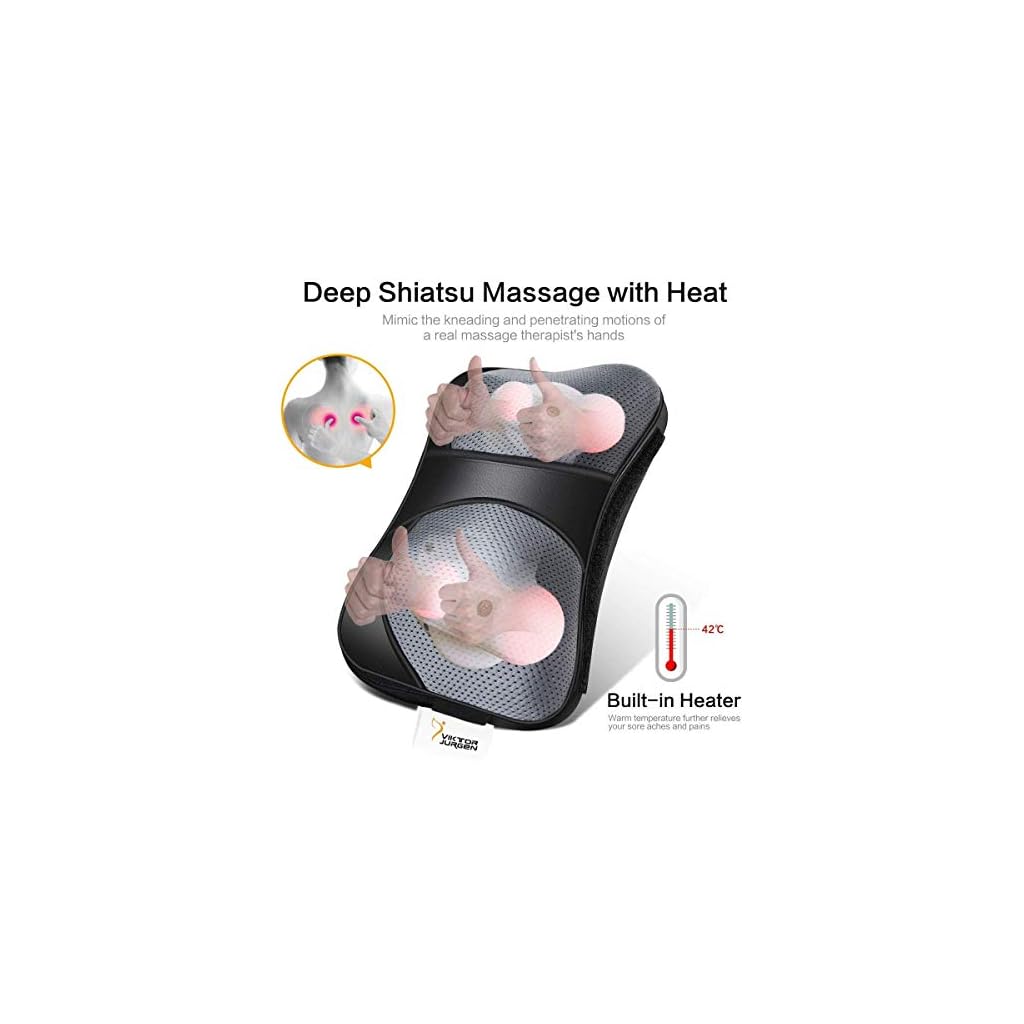 viktor jurgen shiatsu massager with heat