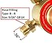SÜA - Propane Regulator Welding Gas Gauges - CGA-510 - Rear Connector - LDP series - Check all the pictures and read the full description of this product to make sure it fits your tanks and hoses.