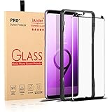 Galaxy S9 Plus Screen Protector Glass [Easy Installation Tray], iAnder 3D Curved [Tempered Glass] Screen Protector for Galaxy S9 Plus S9+ [Case Friendly]