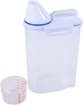 Amazon Anauto ペットフードストッカー ペットフード収納容器セット 強い漏れ防止 より防湿 ビッグと斜めの口のデザイン 食品投棄がもっと簡単 ハンドルデザイン 持ち運びやすい Anauto フードストッカー 通販