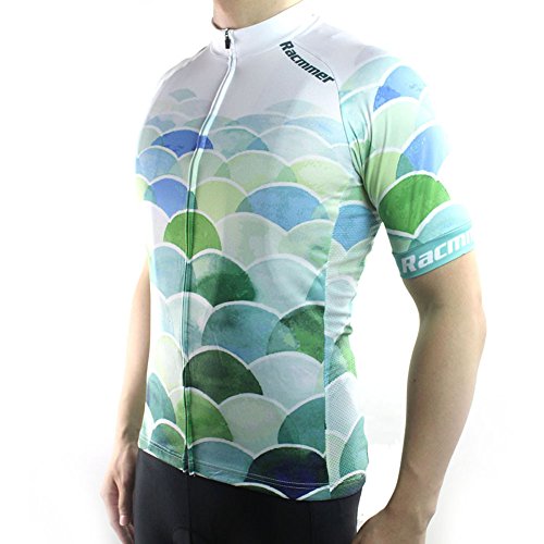 Racmmer Mens Breathable Short Sleeve Cycling Jersey Ultra-Light Cycling Clothing - Thumbnail 2