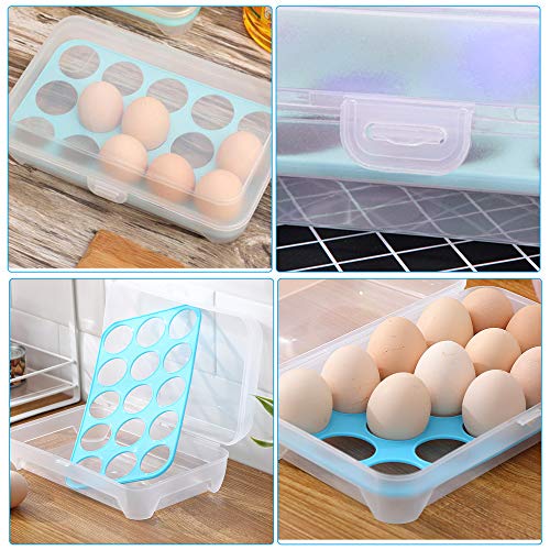 Eierhalter, Xaoyaya Eieraufbewahrungsbehälter für Kühlschrank