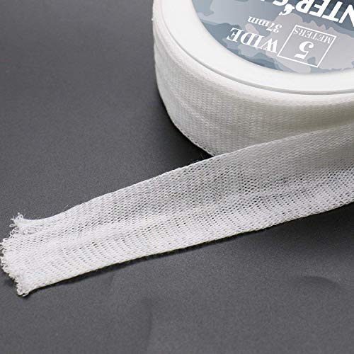 Hunter's Tail Water-Soluble Fishing Mesh, PVA Mesh Fishing Bait Mesh Bag Stocking Baits Non-Toxic No Pollution Efficient Fishing Tool
