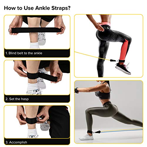 Resistance Band Set 12 Pcs Pilates Resistance Training Instant Cooling